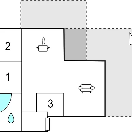 Stunning In W/ Sauna And 3 Bedrooms Knebel